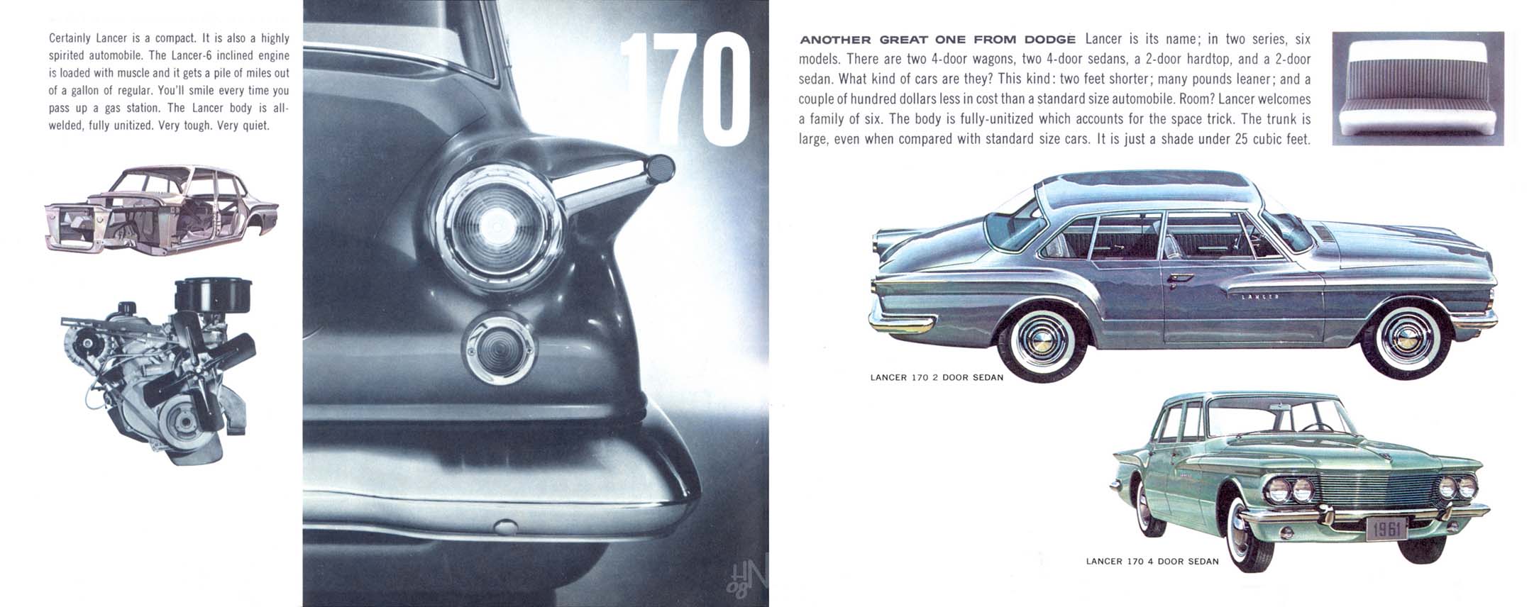 1961 Dodge Lancer Brochure Page 4